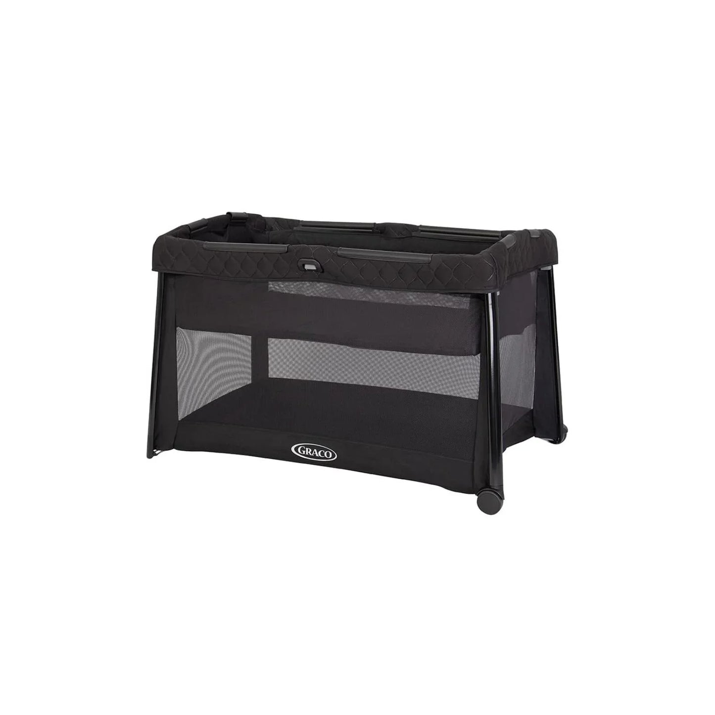 Graco FoldLite LX with Bassinet Travel Cot - Midnight