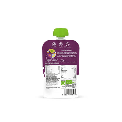 Little Freddie Organic Coconut & Summer Berries Baby Food Pouch 6+ months 100g
