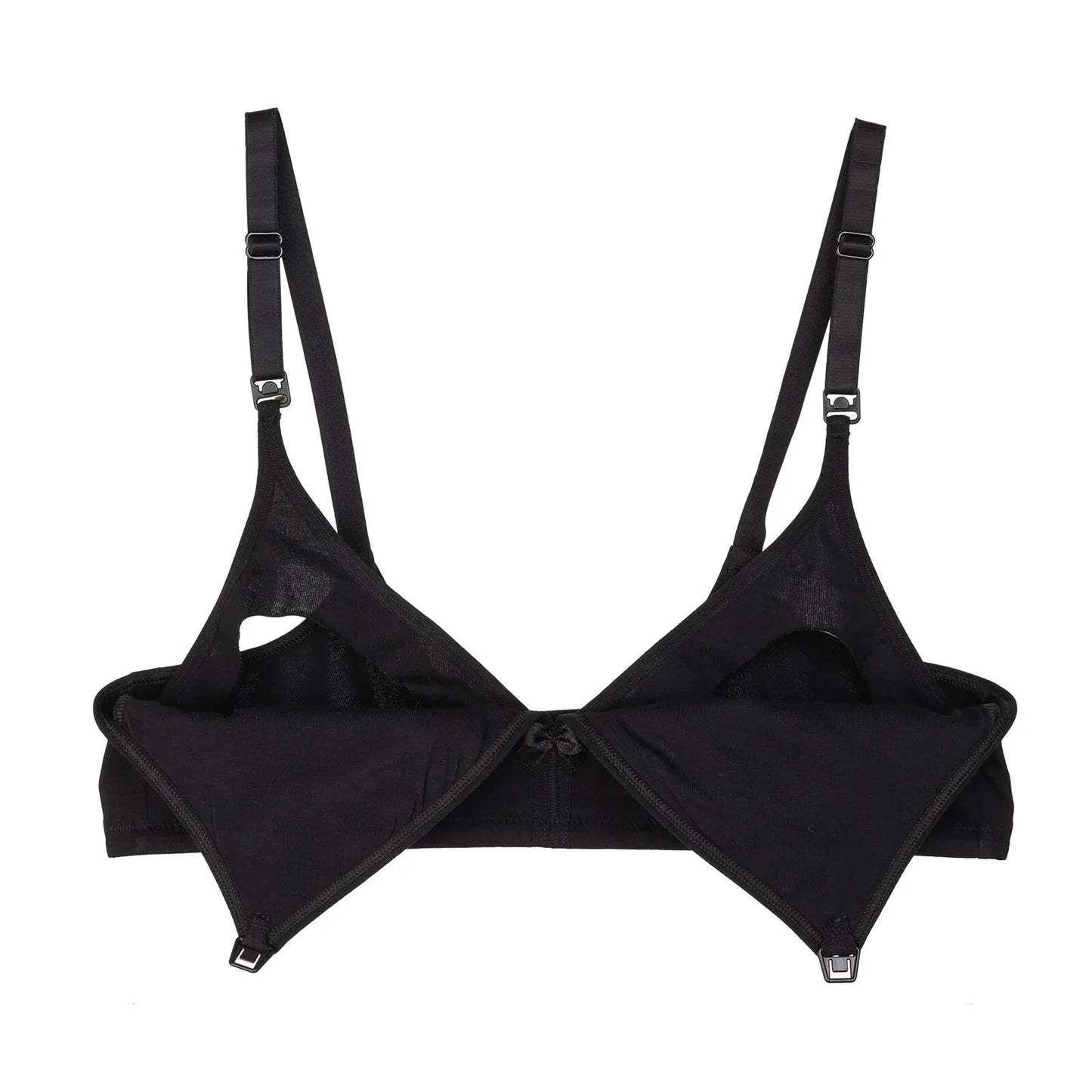 baby mom Non Padded Nursing Bra - Black