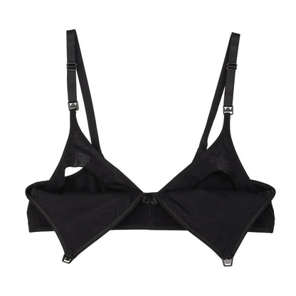 baby mom Non Padded Nursing Bra - Black