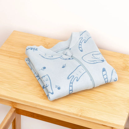 Bebetto Baby Boy Footless Jumpsuit - Indigo