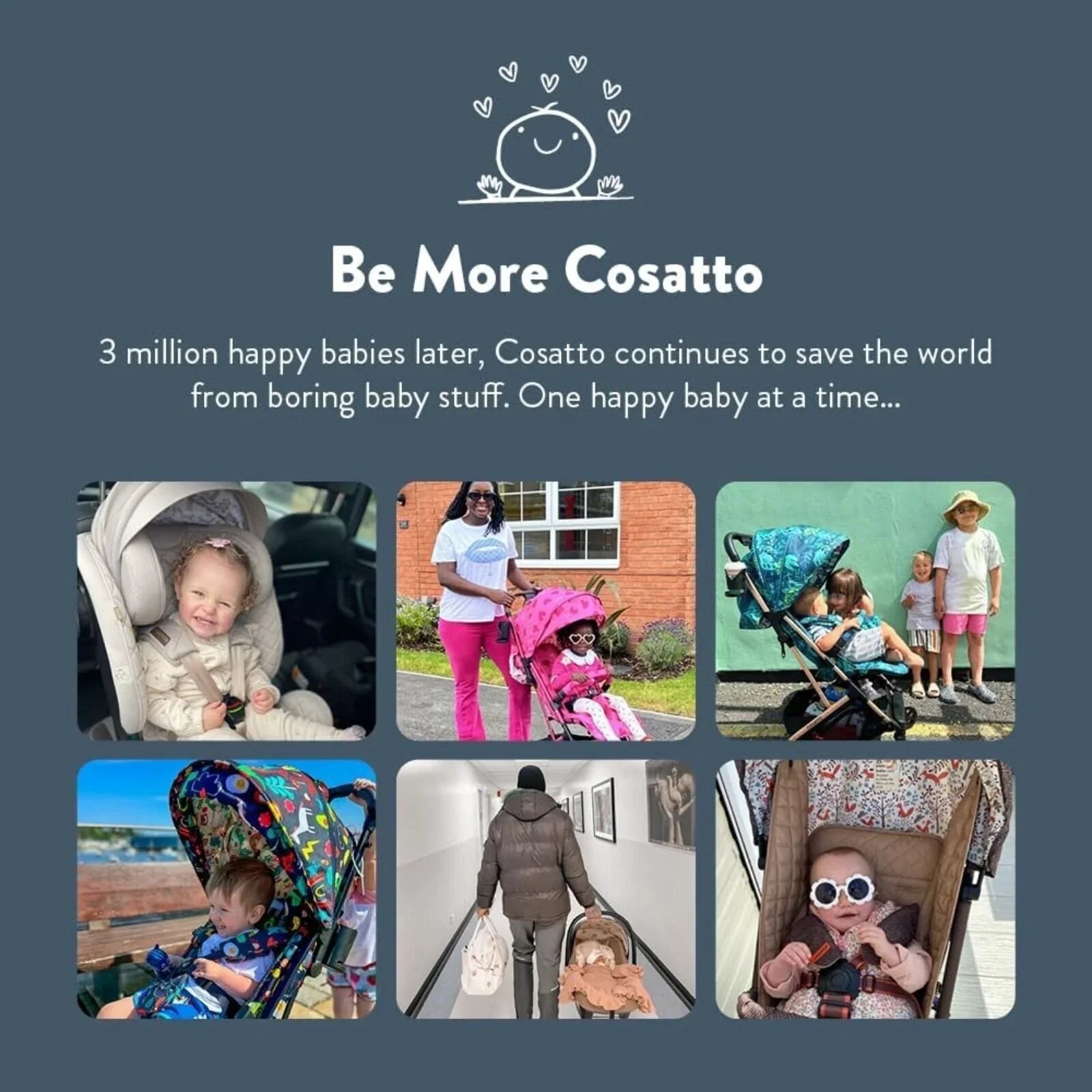 Cosatto Yo! Stroller - Dino Bright