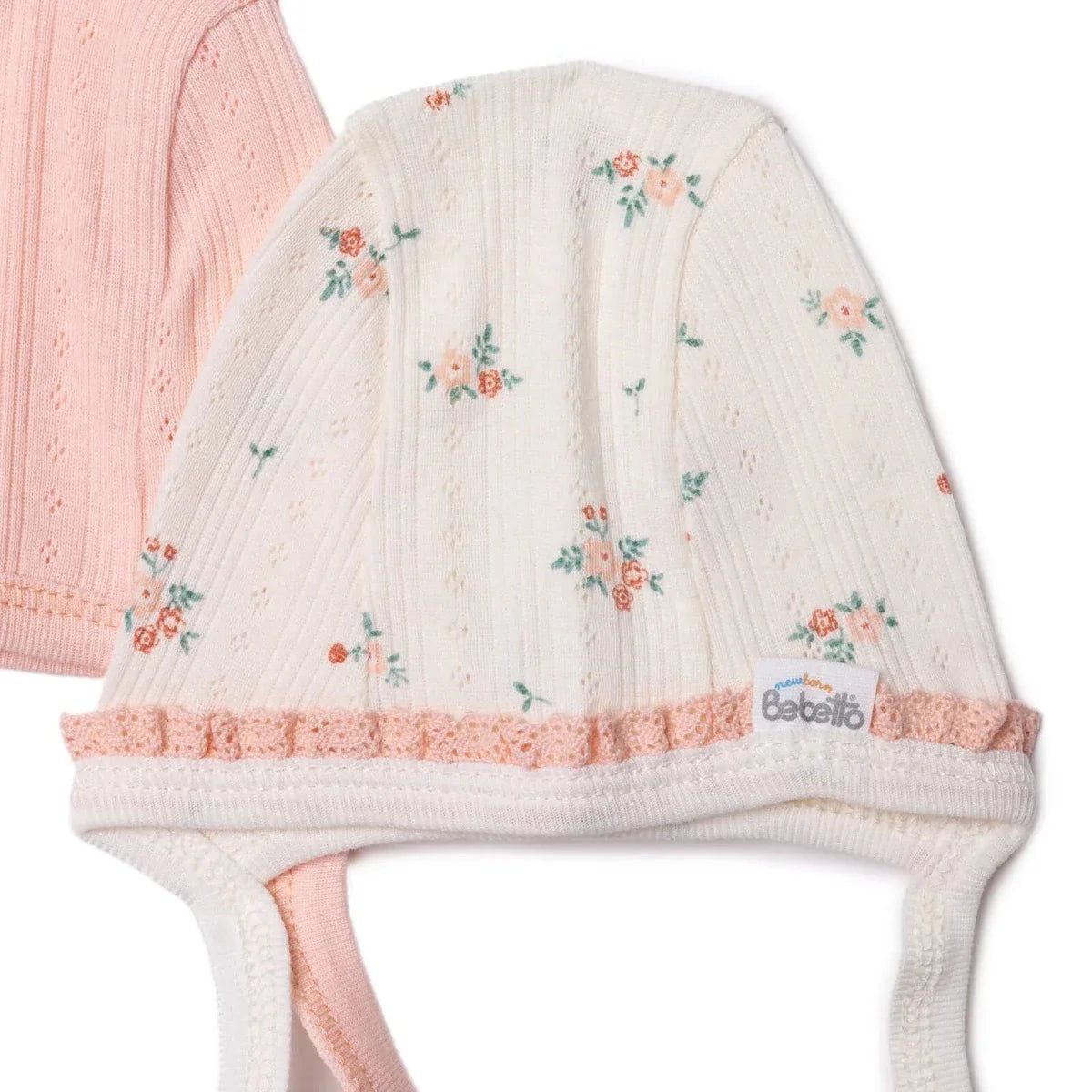 Bebetto Girls Hat Floral Print - Pink