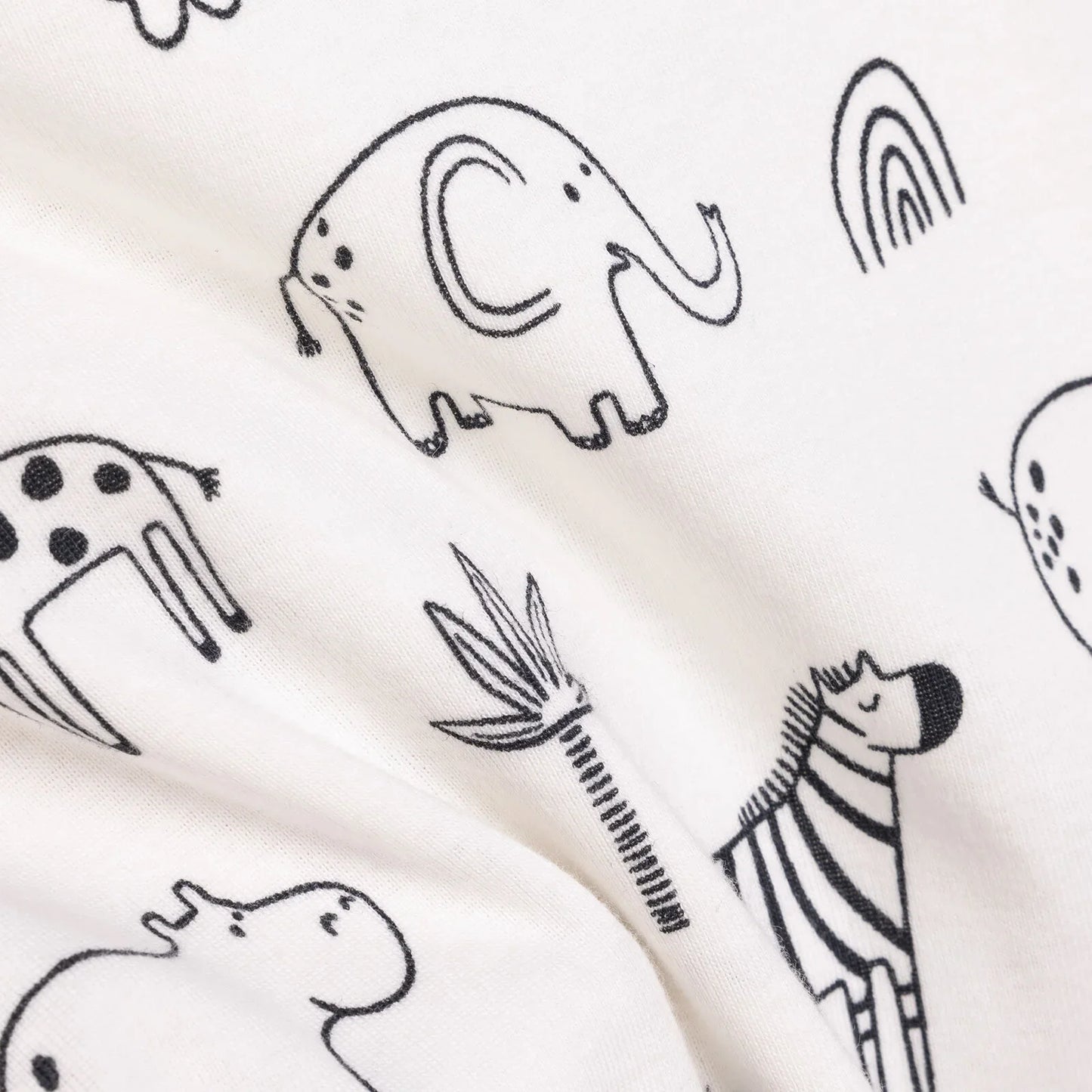 HelloBaby Boy Short Sleeve Bodysuit - Ecru