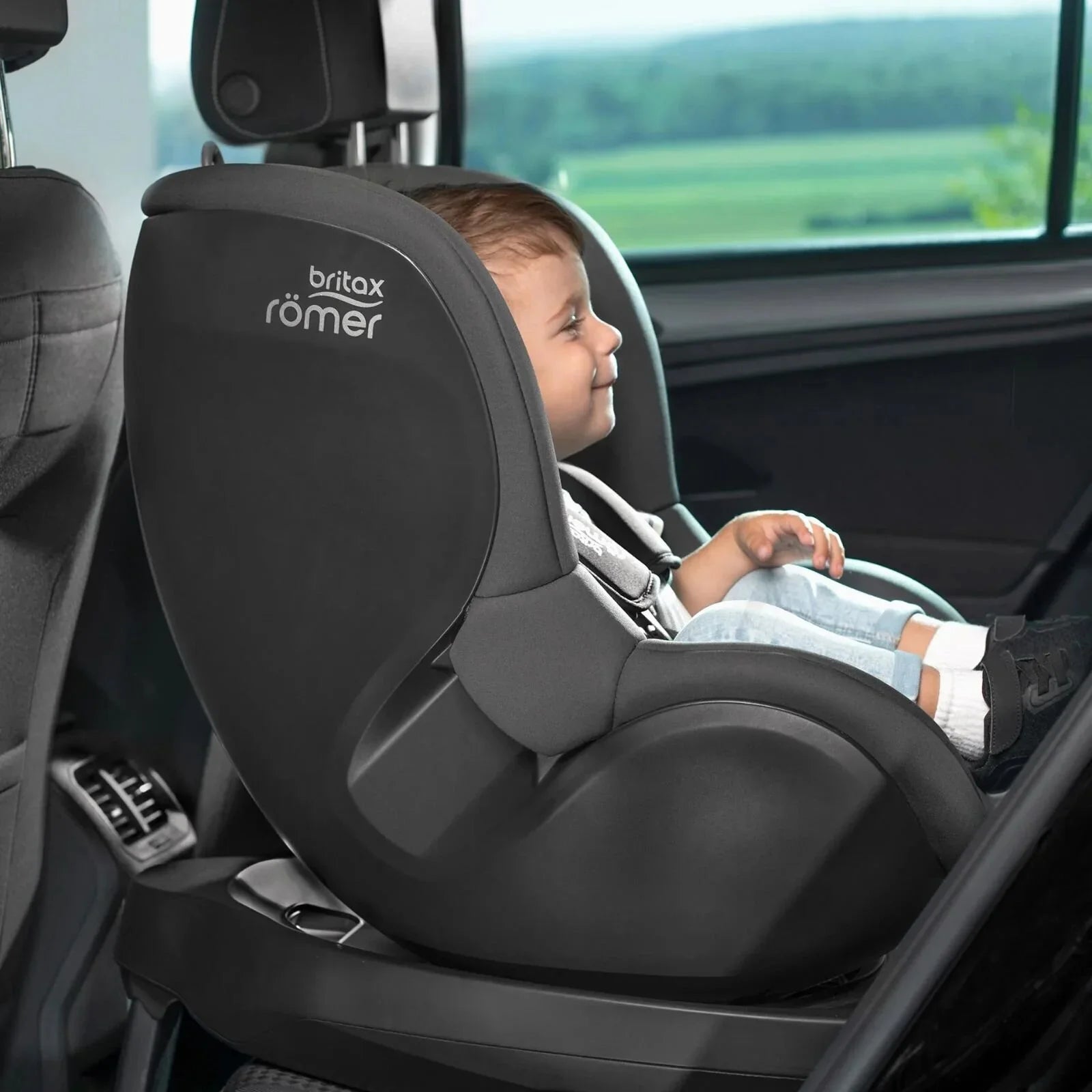 Britax Römer Dualfix M Plus 360 Spin Car Seat - Midnight Grey