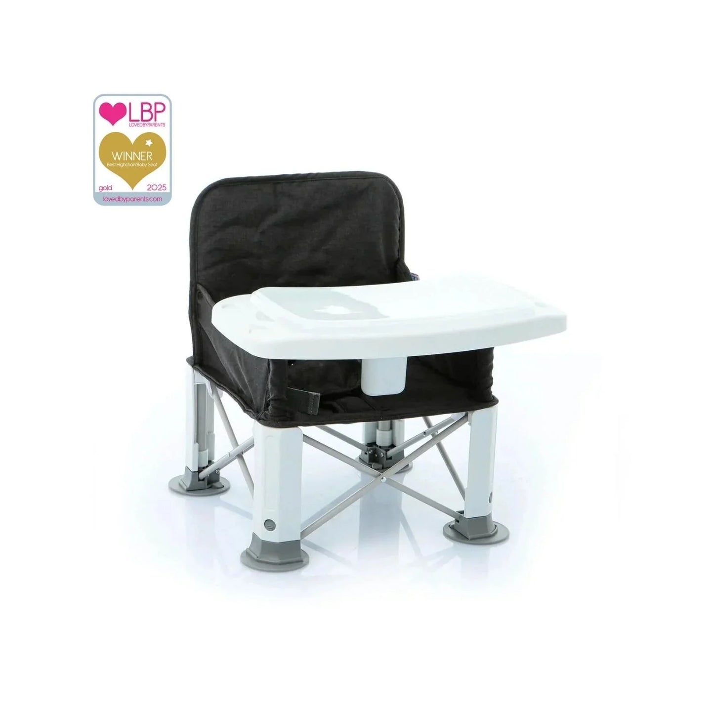baby plus Picnic Booster Highchair - Dark Grey