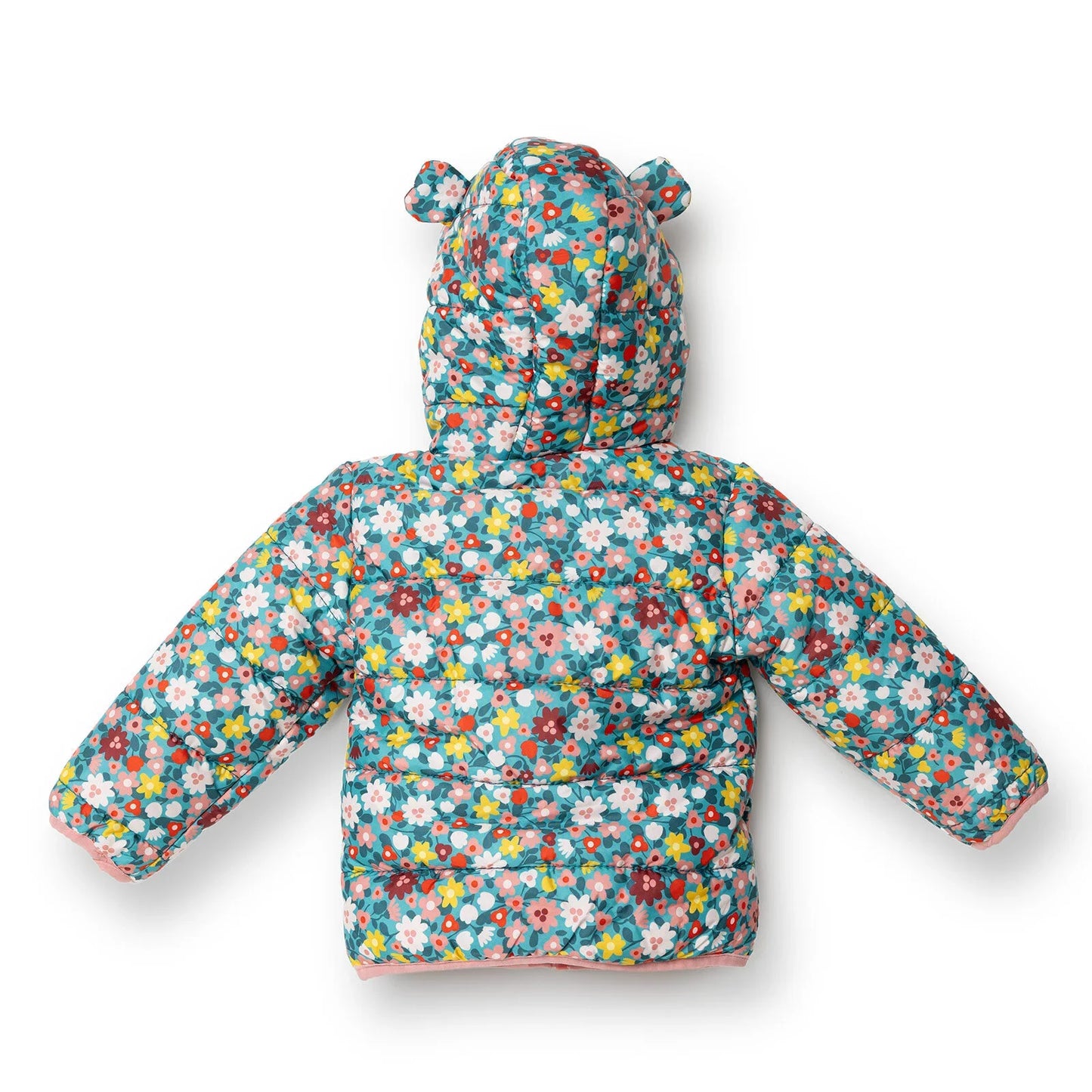 HelloBaby Baby Girl Floral Printed Coat - Printed