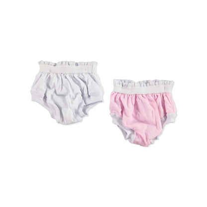 HelloBaby Baby Training Panties 2 pcs - Pink & White