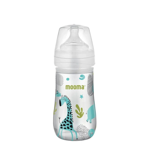 Mooma Neeko Bottle Medium Flow 6-18 months 250ml - Animals