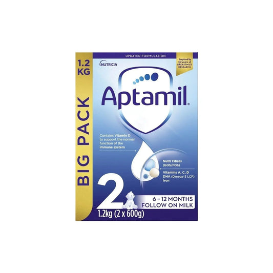 Aptamil 2 Follow On Milk Powder 6-12 months 1.2kg (2x600g)