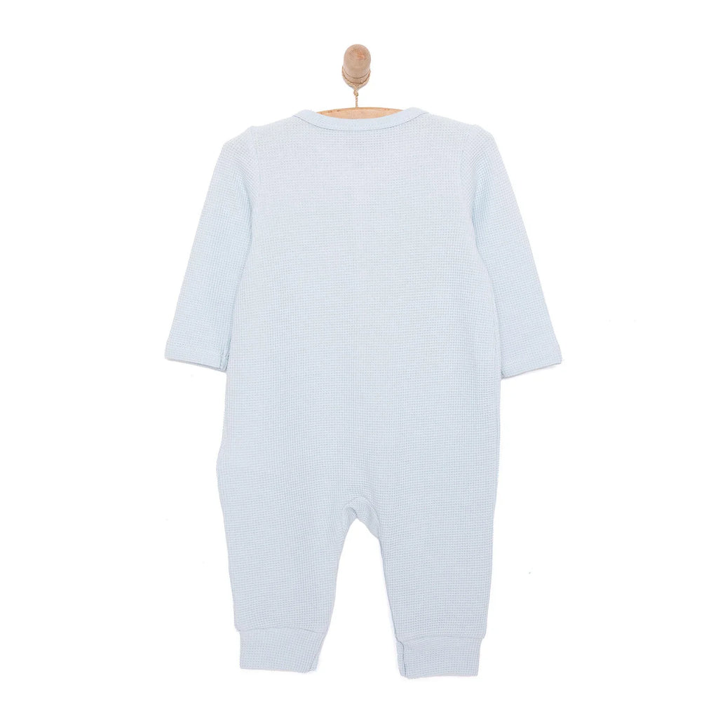 HelloBaby Newborn Baby Boy Jumpsuit - Light Blue
