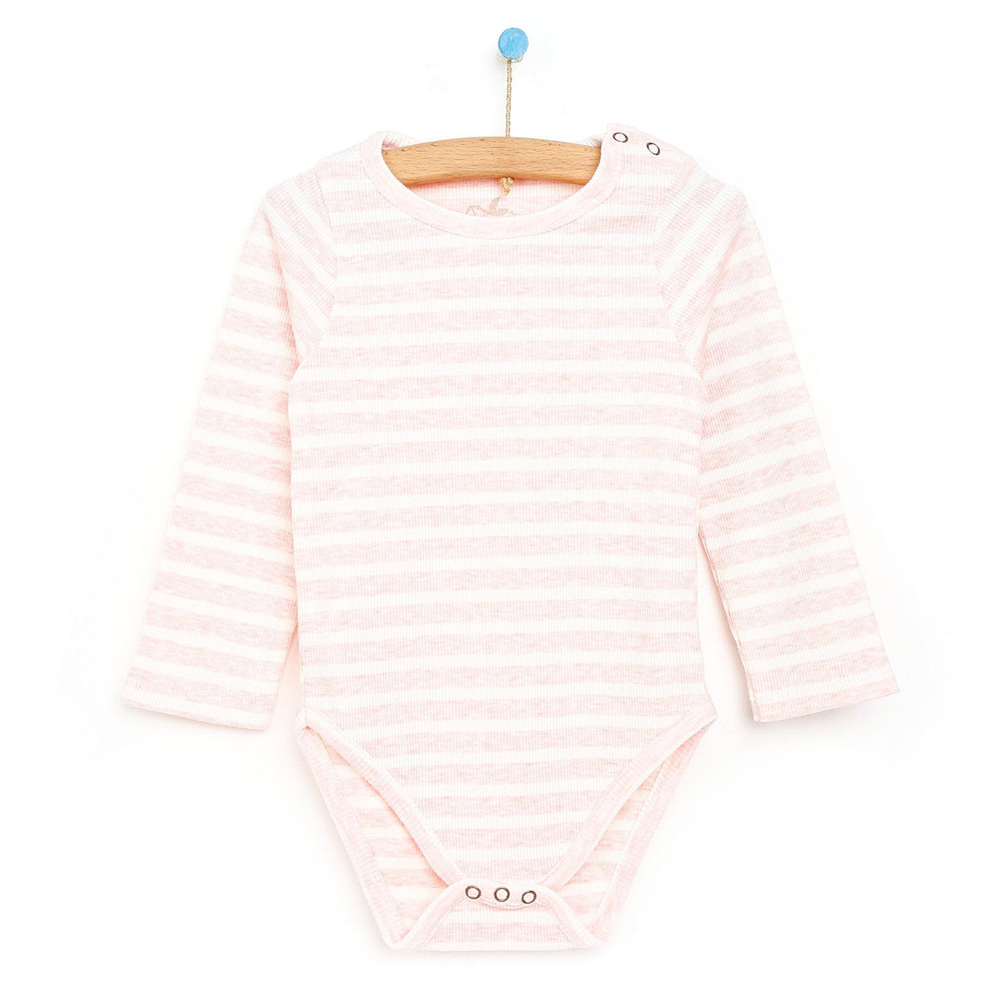 Newborn Fashion Club Long Sleeve Bodysuit - Light Pink