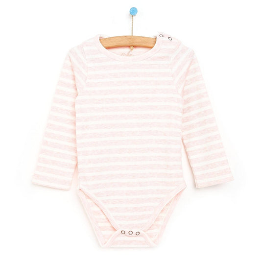Newborn Fashion Club Long Sleeve Bodysuit - Light Pink