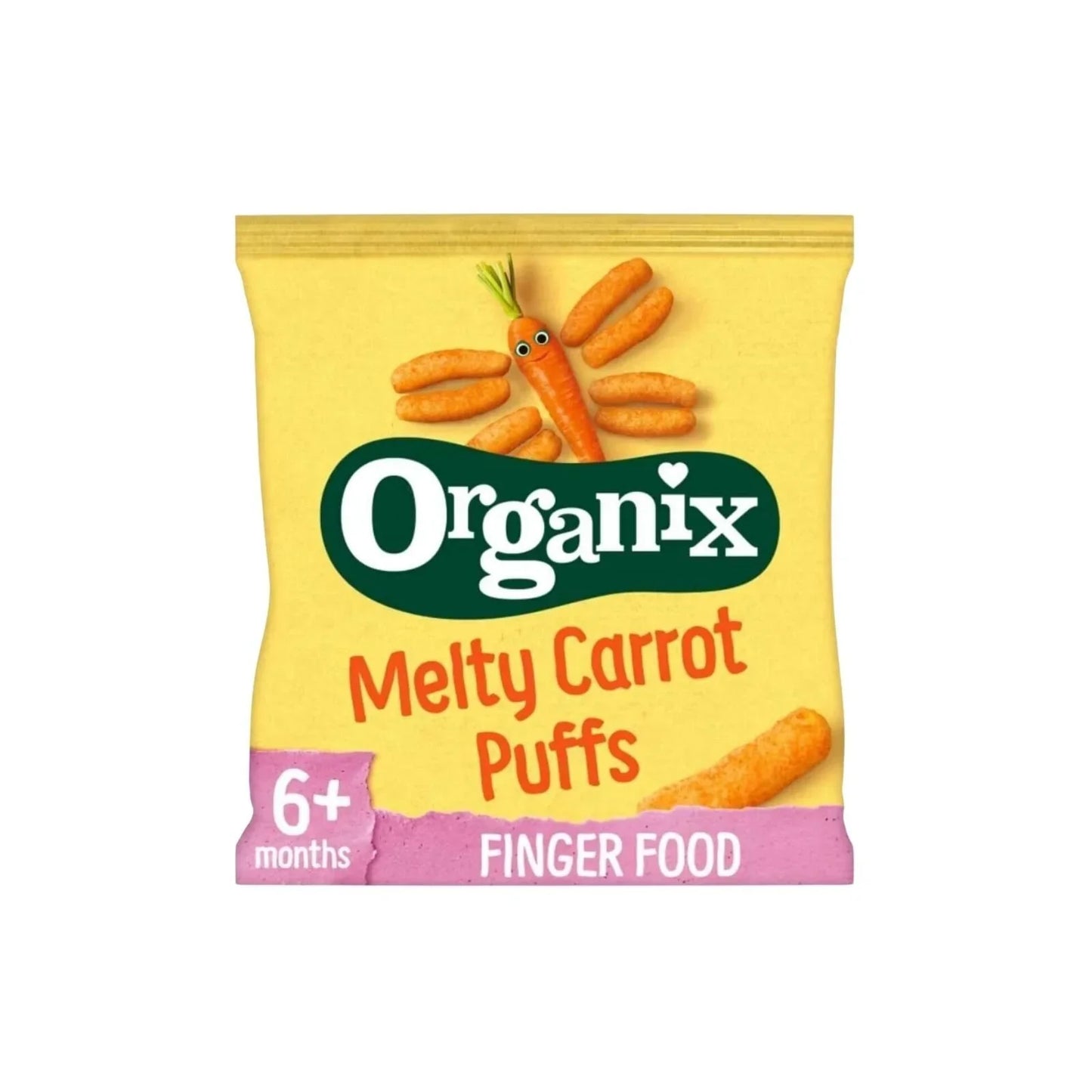 Organix Melty Carrot Puffs 6+ months 20g