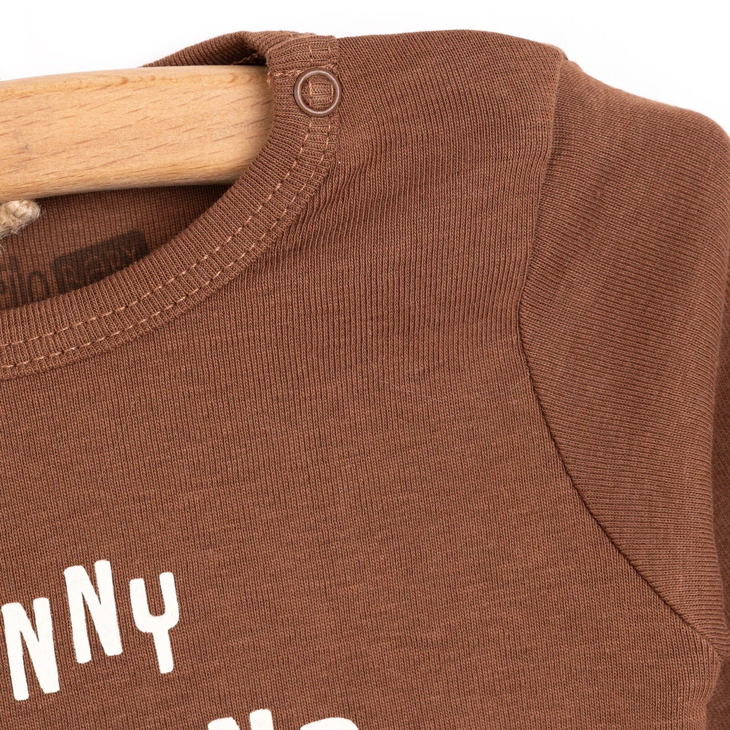 HelloBaby Boy 2-Pack Long Sleeve Bodysuit - Beige