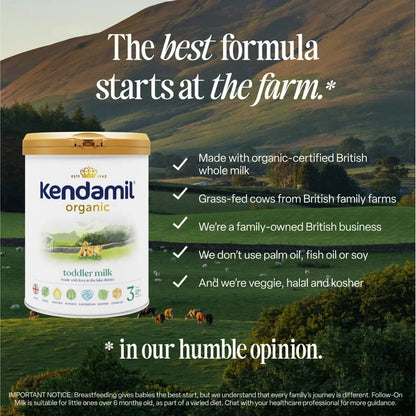 Kendamil Stage 3 Organic Infant Milk Formula 12-36 months 800g