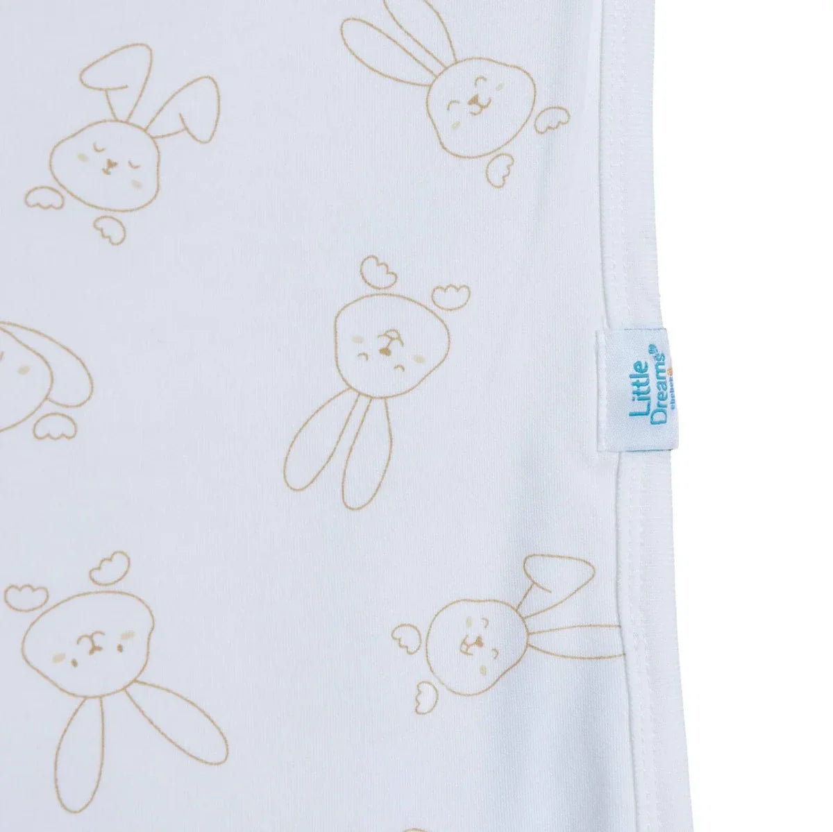 Little Dreams Girls Cotton Jersey Blankets - Ecru