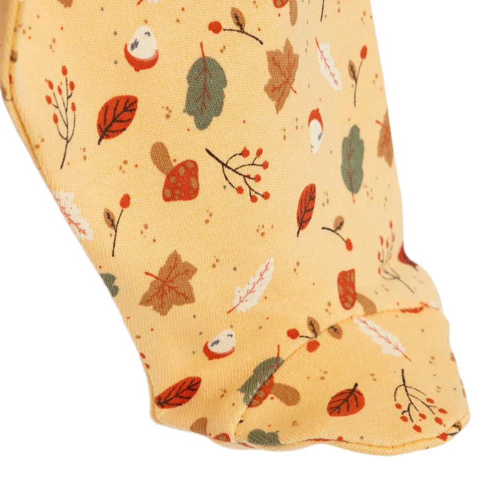 HelloBaby Girl Wrapover Top-Hat-Footed Bottom - Salmon