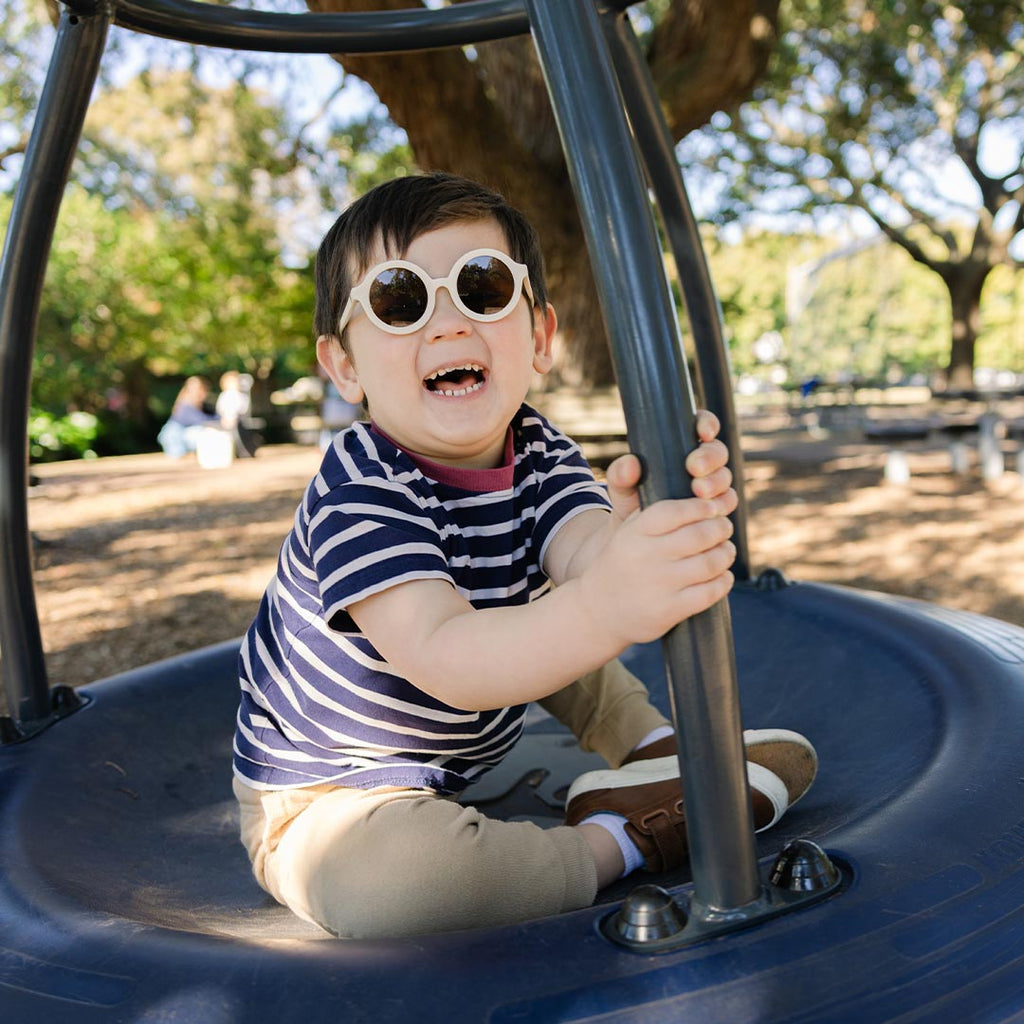 Babiators Original Euro Round Sunglasses - Sweet Cream