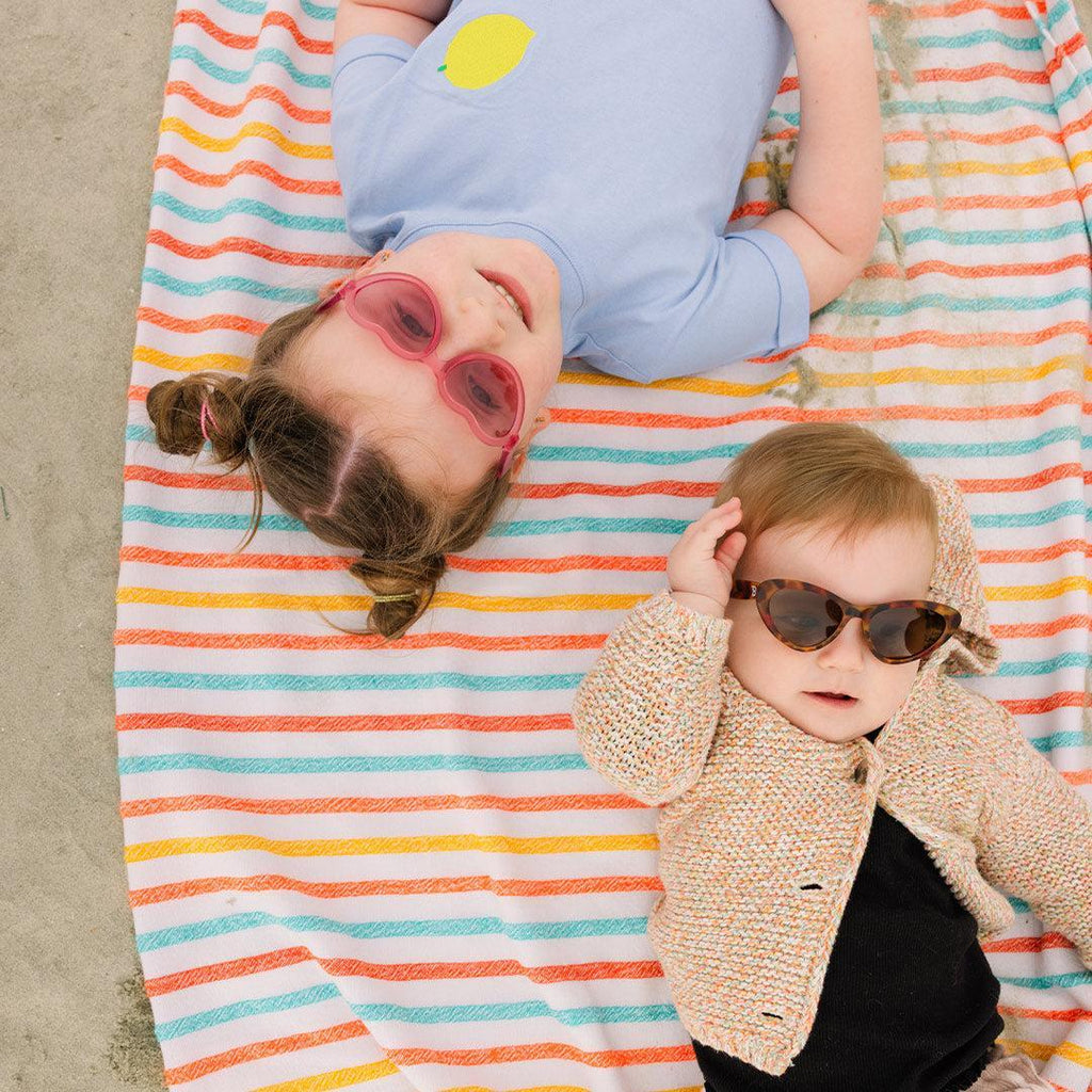 Babiators Original Mirrored Heart Sunglasses - Fuchsia Haze