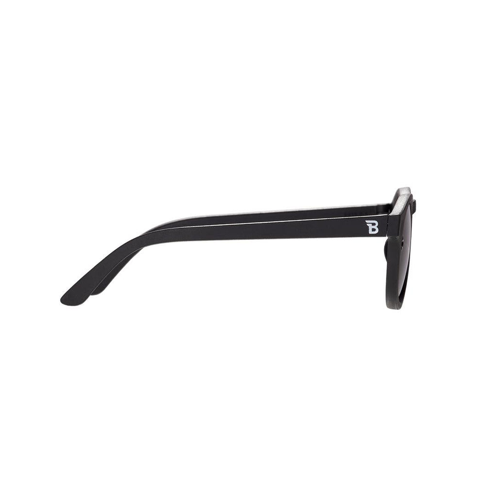 Babiators Polarised Keyhole Sunglasses - Jet Black Smoke