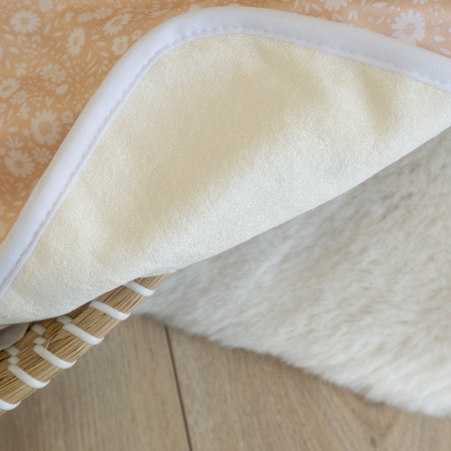 Baby Travel Changing Mats - Flower Power Peach