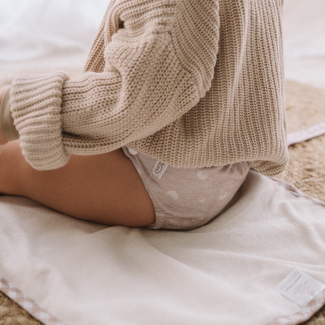 Baby Travel Changing Mats - Rainbow Oatmeal