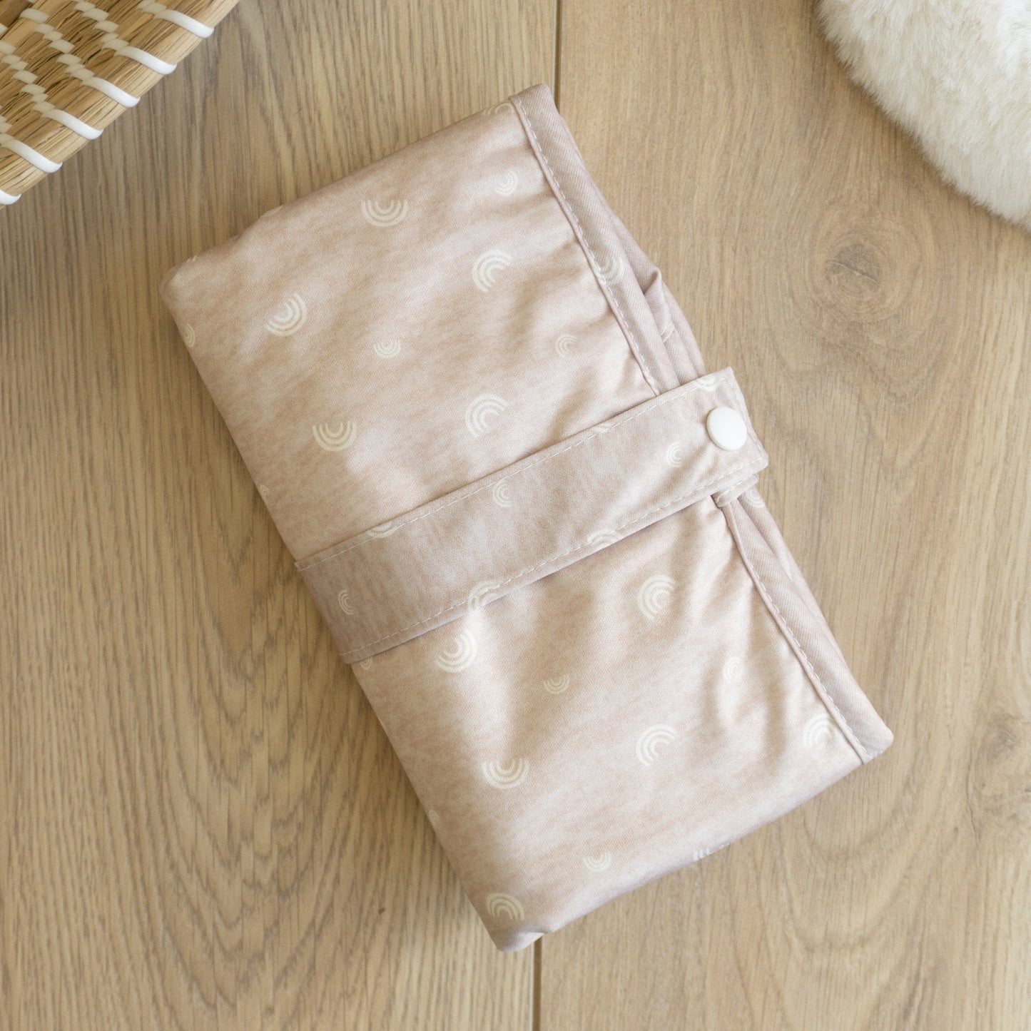 Baby Travel Changing Mats - Rainbow Oatmeal