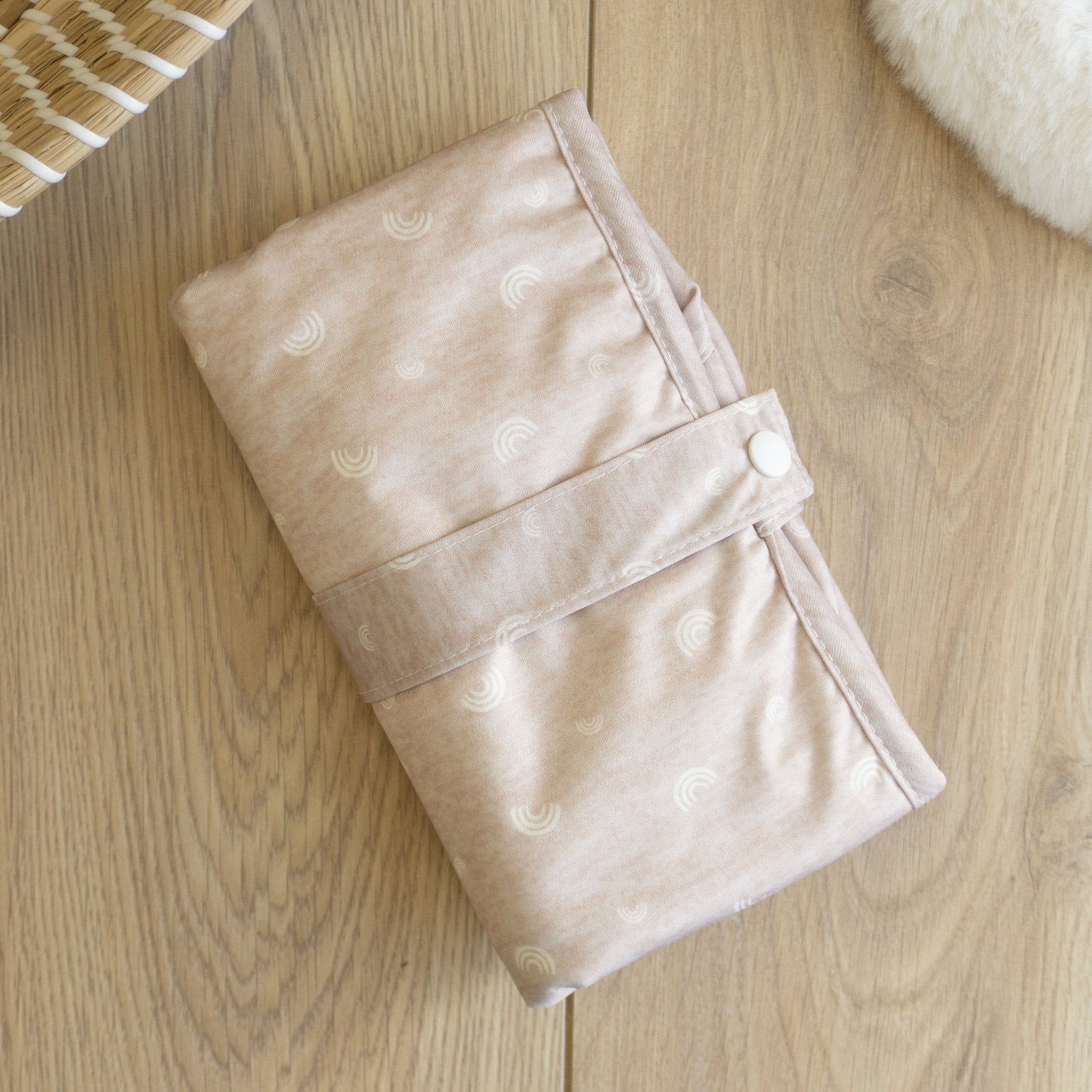 Baby Travel Changing Mats - Rainbow Oatmeal