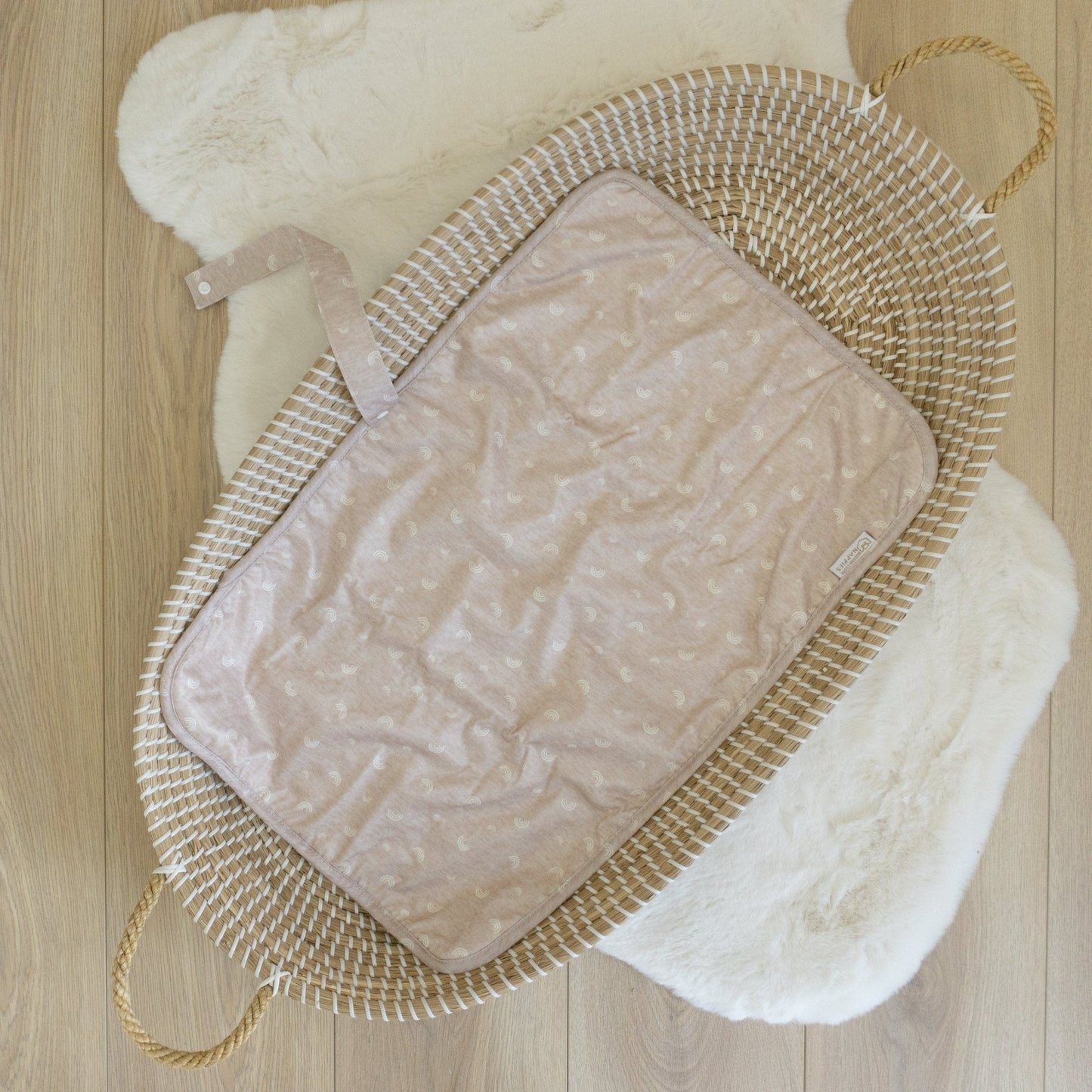 Baby Travel Changing Mats - Rainbow Oatmeal