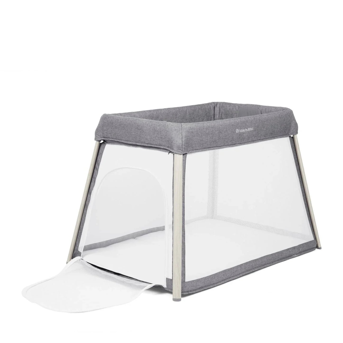 Ickle Bubba Scout 3-in-1 Travel Crib Cot & Playpen - Ash Grey