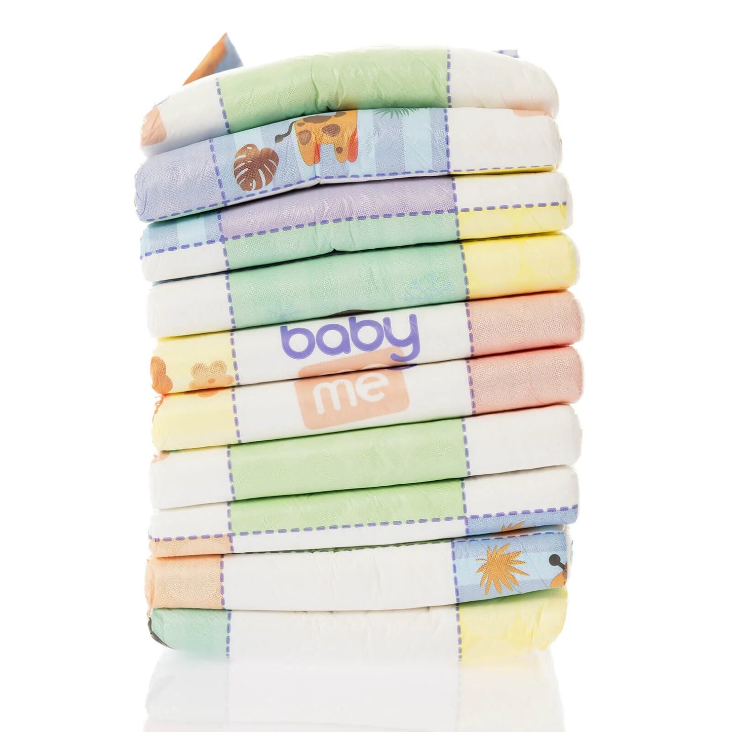 Baby Me Soft Padded Changing Mats 60x60cm - 10 pcs