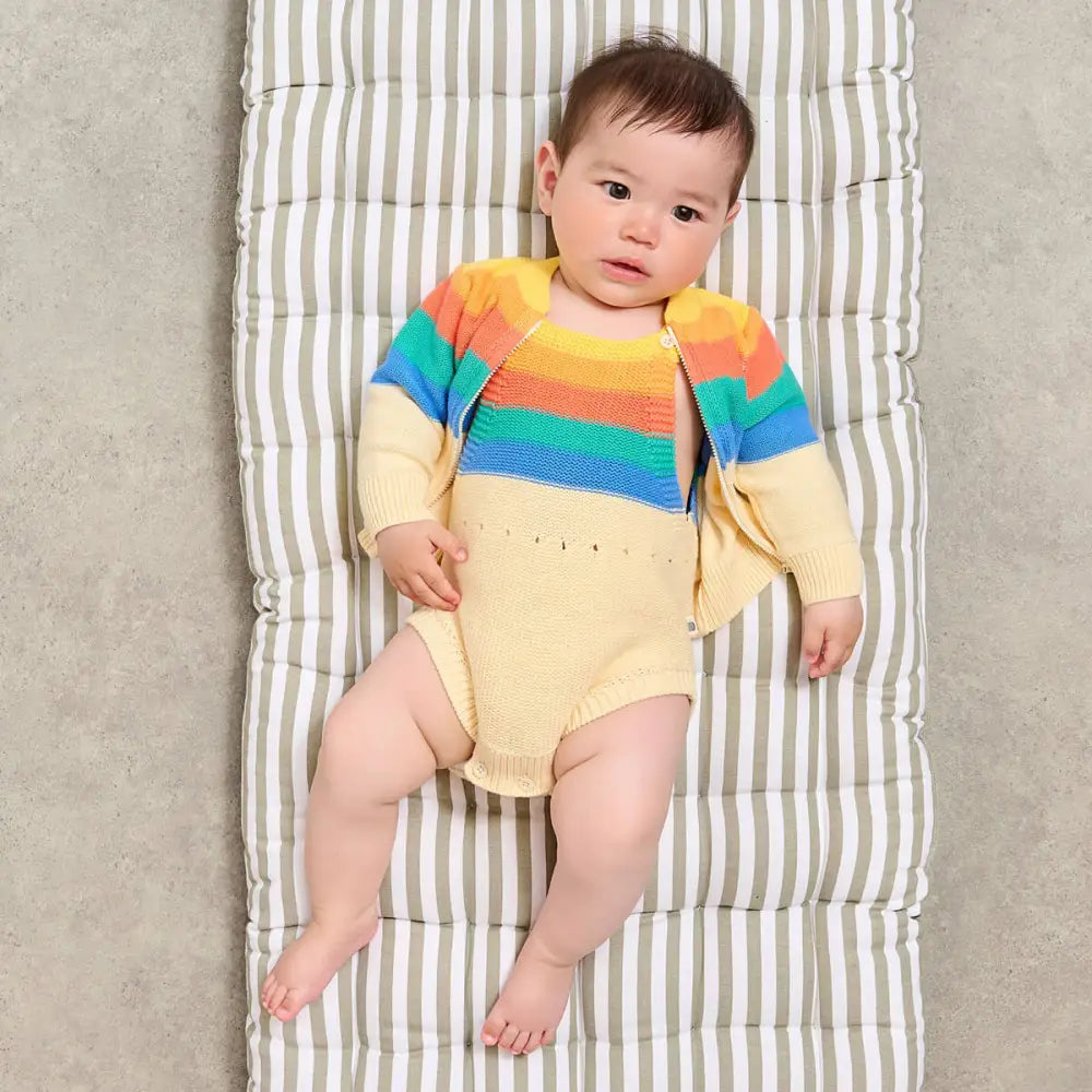 Barnacle - Rainbow Stripe Cardigan