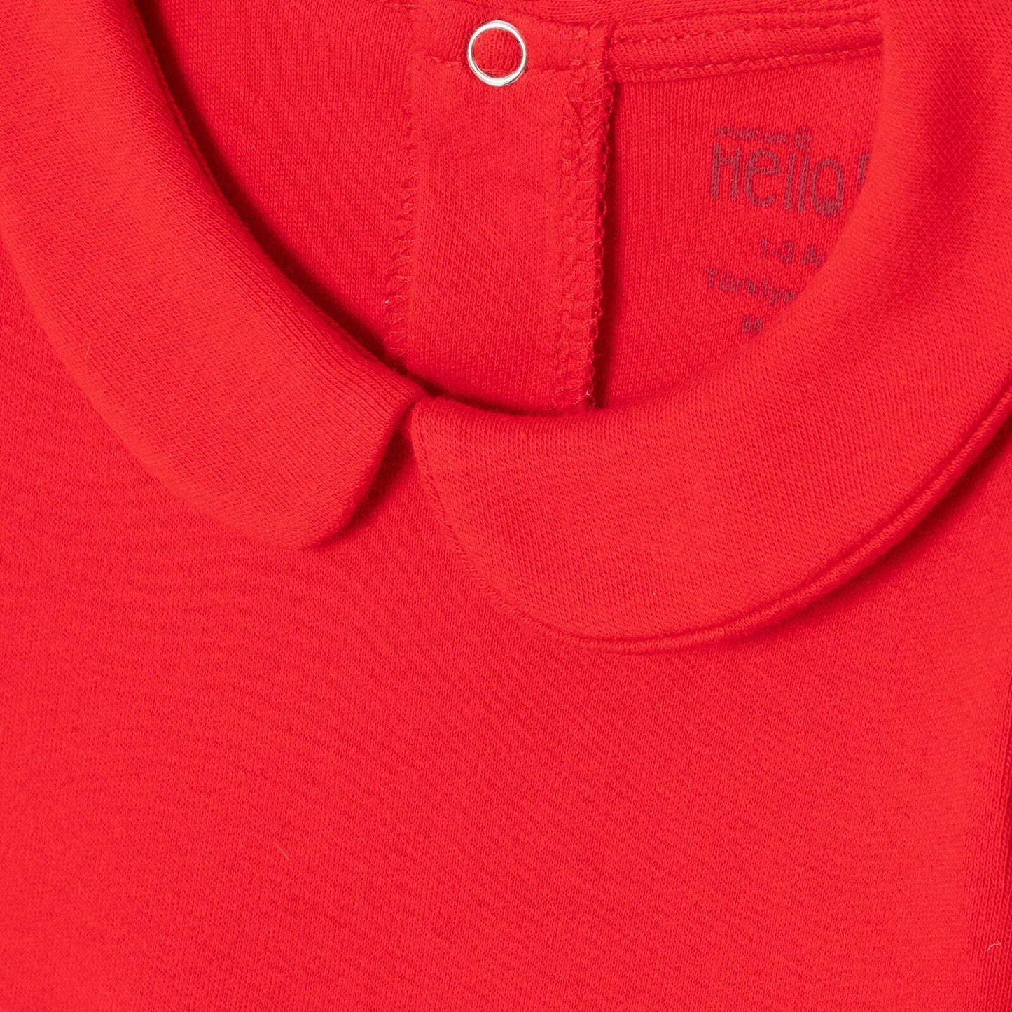 HelloBaby My First Christmas Newborn Girl Footed Jumpsuit - Red