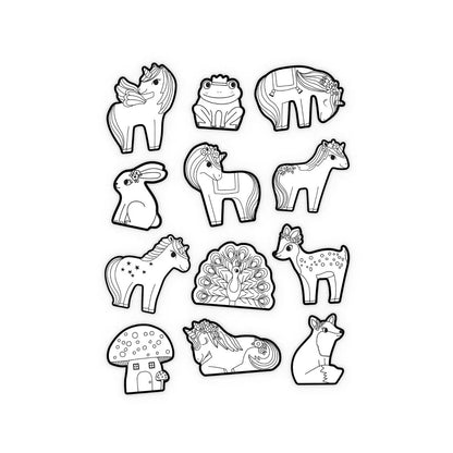 Crocodile Creek Unicorn Colouring Stickers