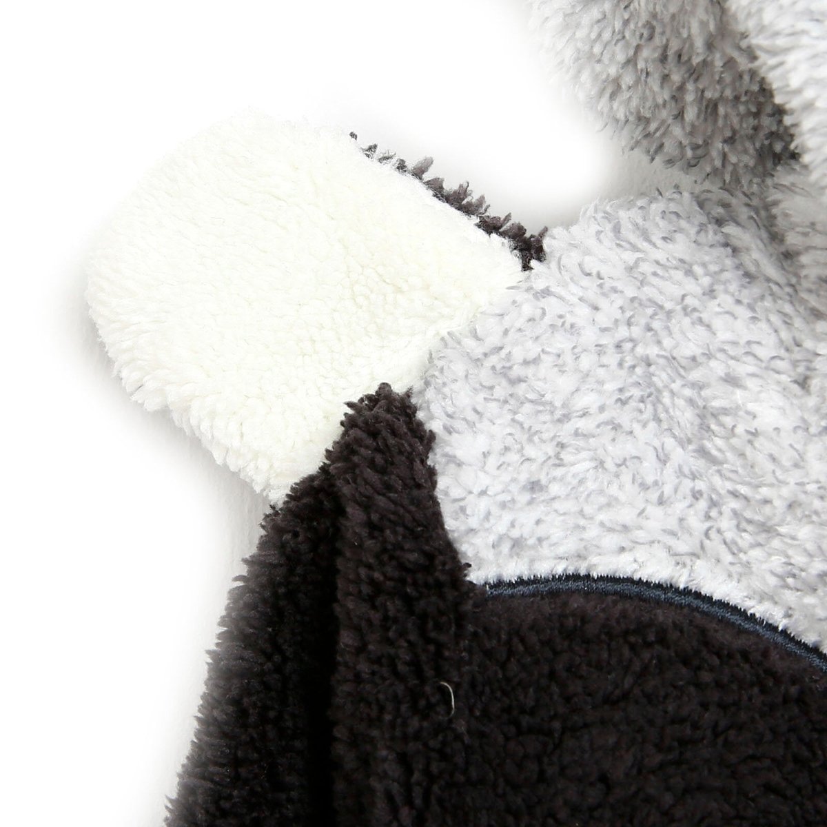 Midimod Newborn Cute Bears Welsoft Footed Jumpsuit - Grey