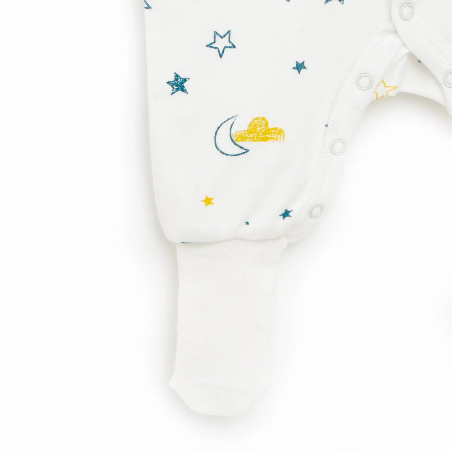 HelloBaby Newborn Baby Boy Footed Jumpsuit - Multicolour