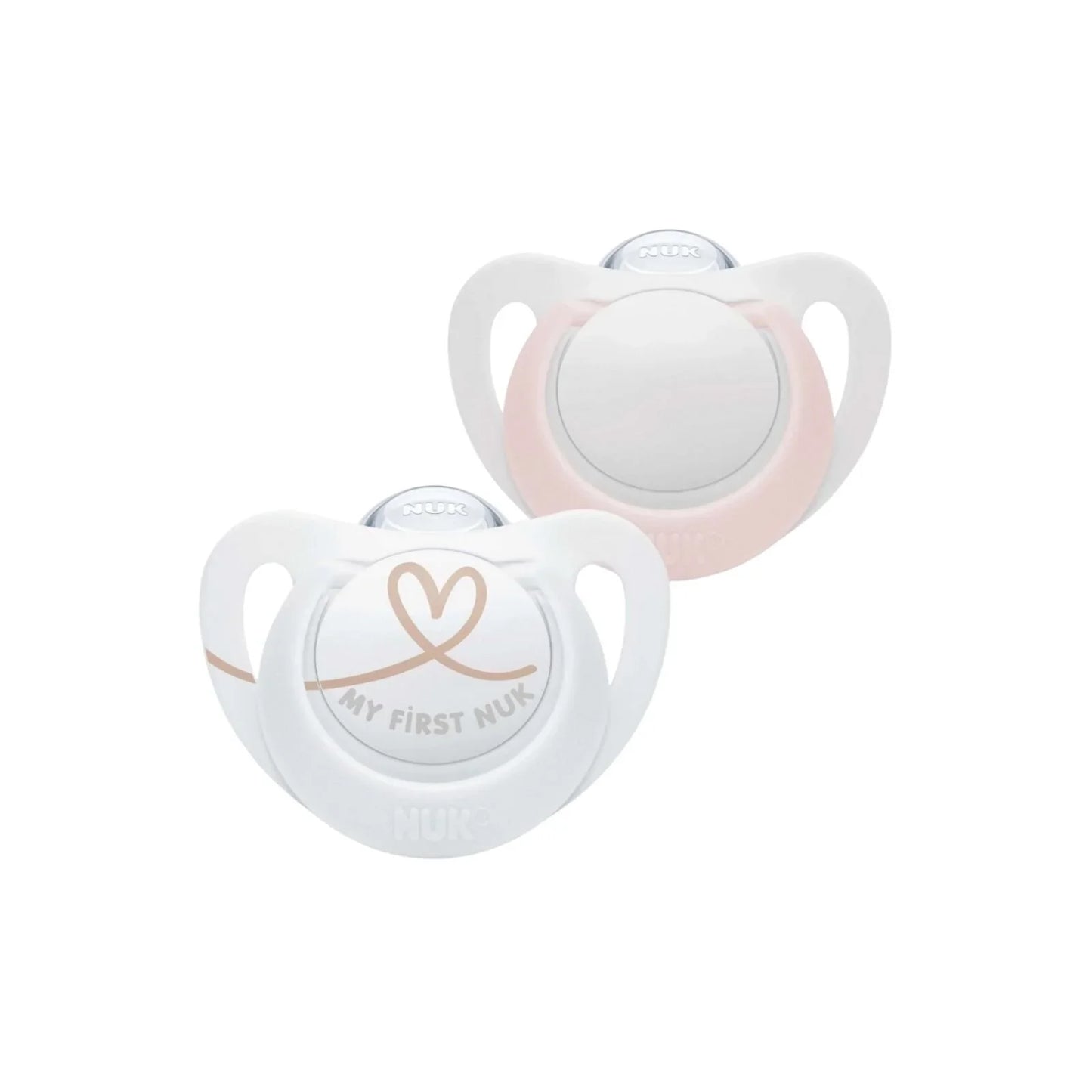 NUK Star Soother 0-2 months Pack of 2 - Pink
