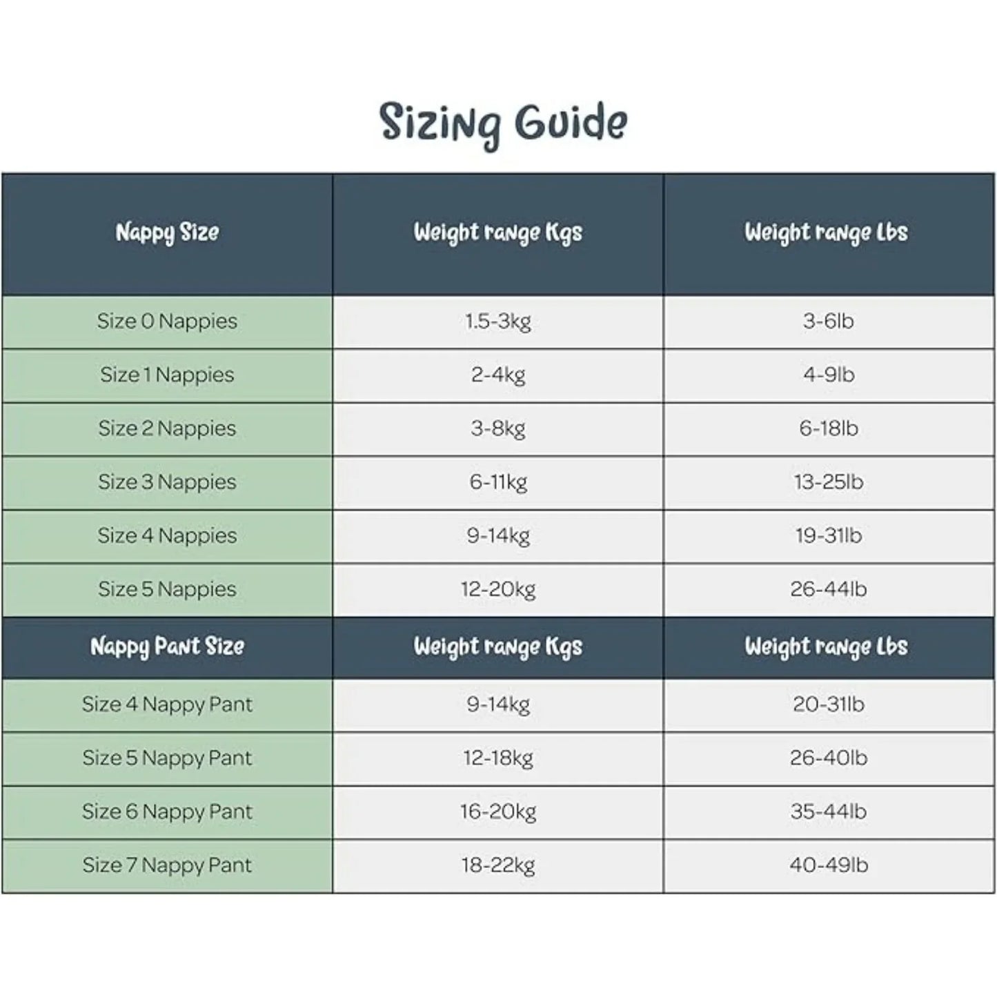 Mama Bamboo Eco Nappy Pants Size 6 - 18 nappies