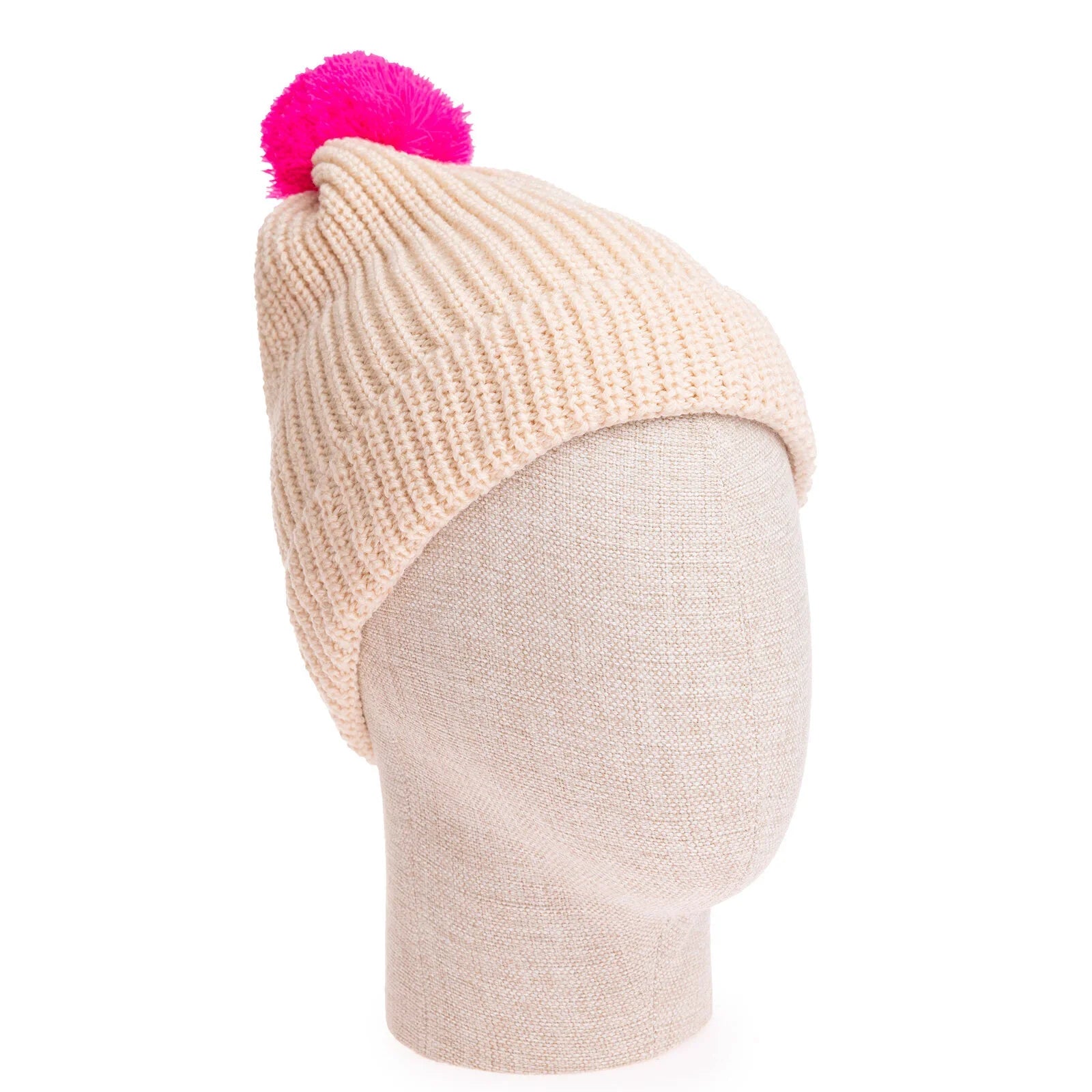 HelloBaby Girl Beanie - Ecru