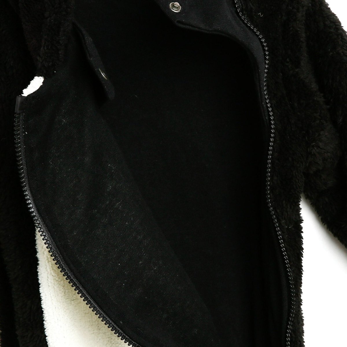 Midimod Newborn Welsoft Penguin Footed Jumpsuit - Black