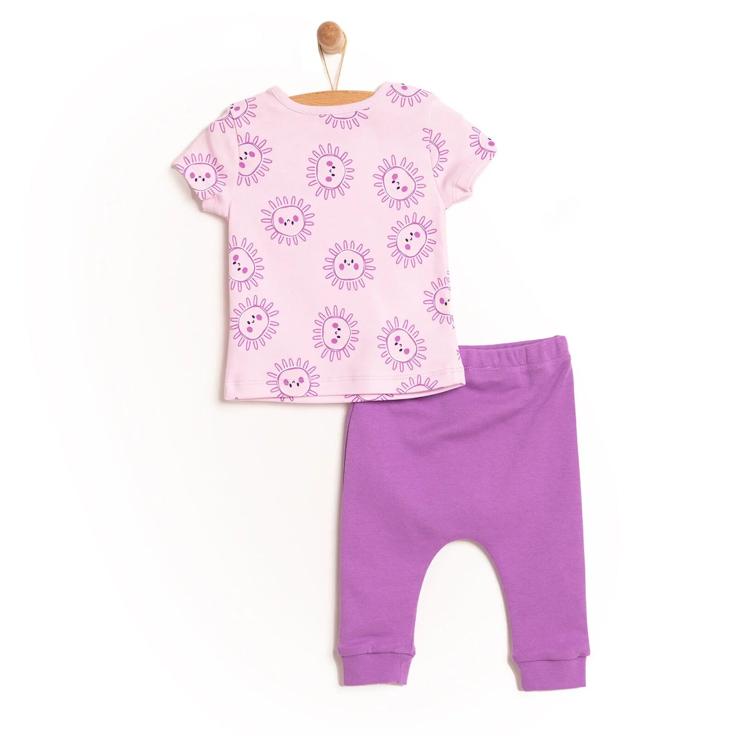 HelloBaby Tshirt-Bottom - Purple