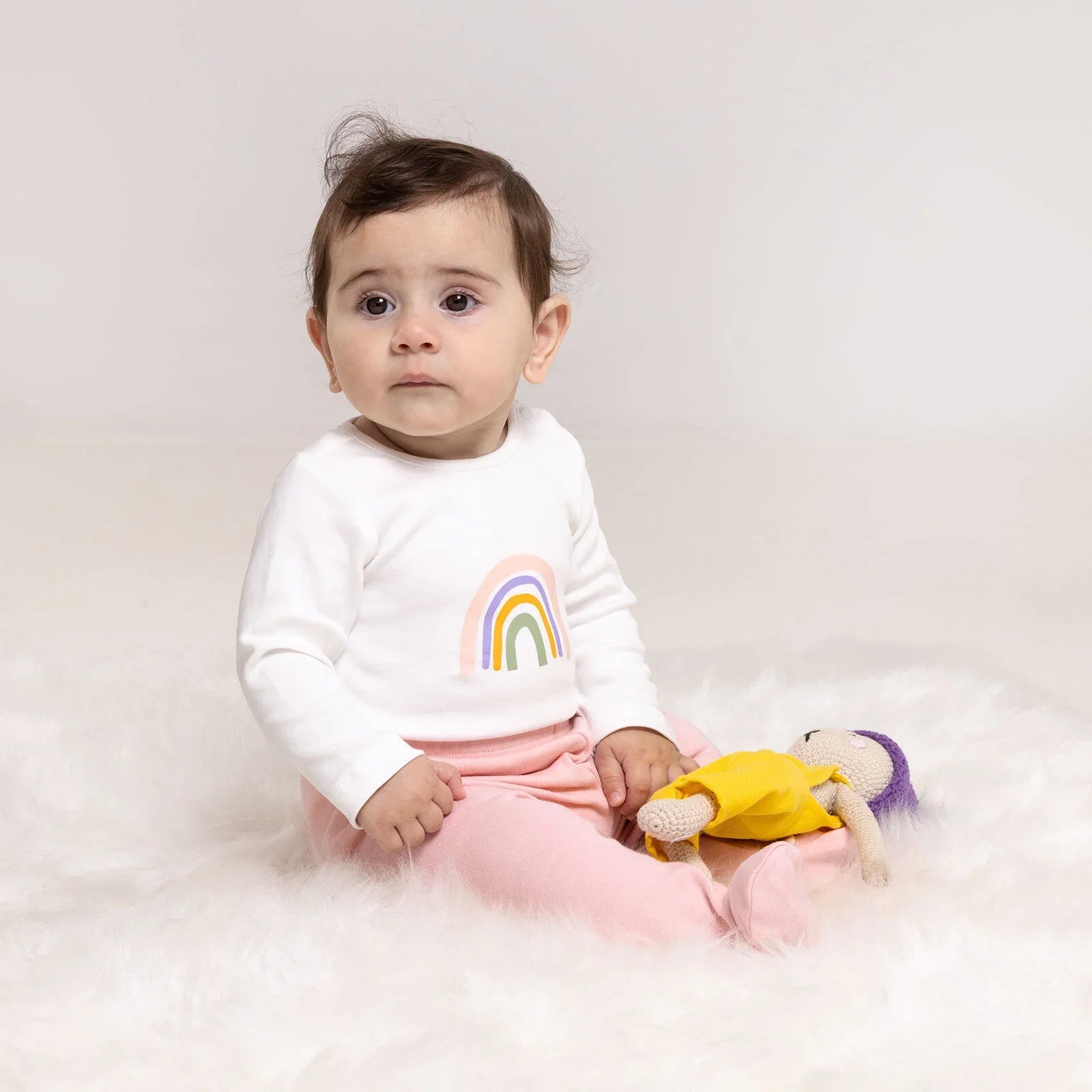 HelloBaby Newborn Unisex 4 pcs Starter Set - Light Pink