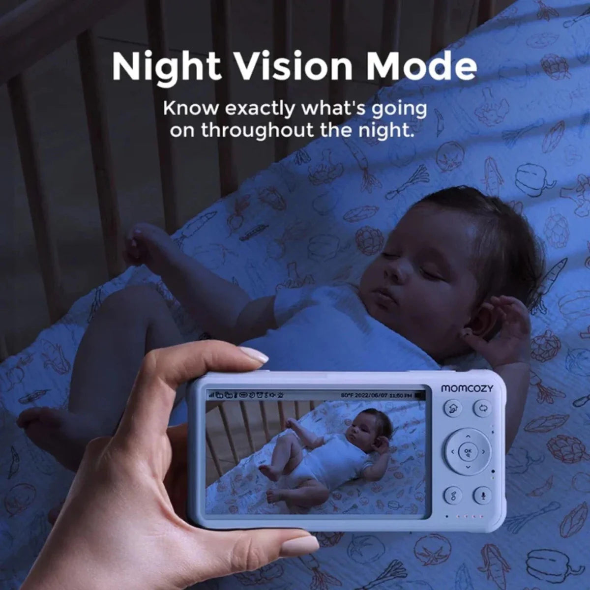 Momcozy BM01 5" Baby Monitor & Camera