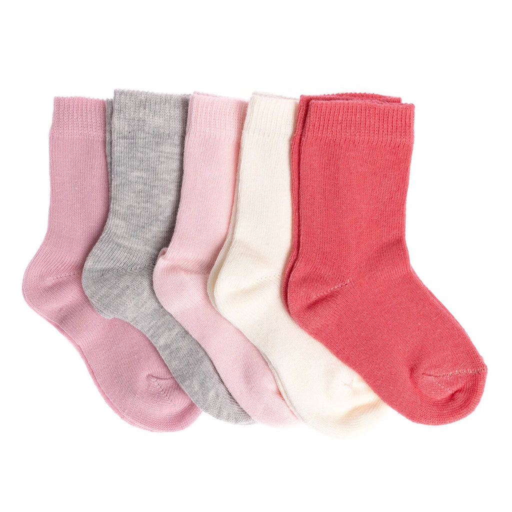 HelloBaby Baby Girl Socks 5 pcs - Pink