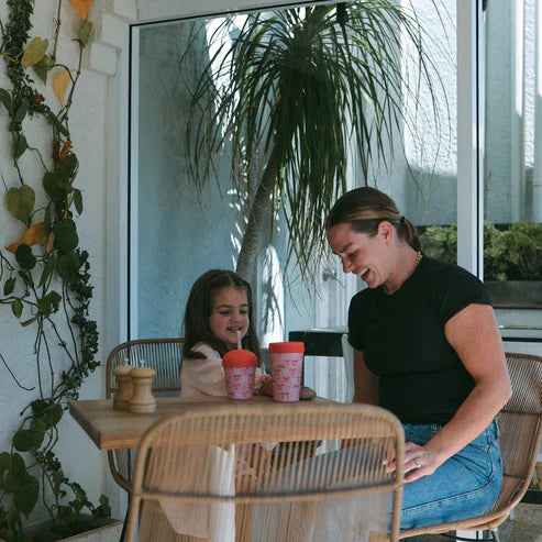 NEW Bows Mini Smoothie Cup & Straw