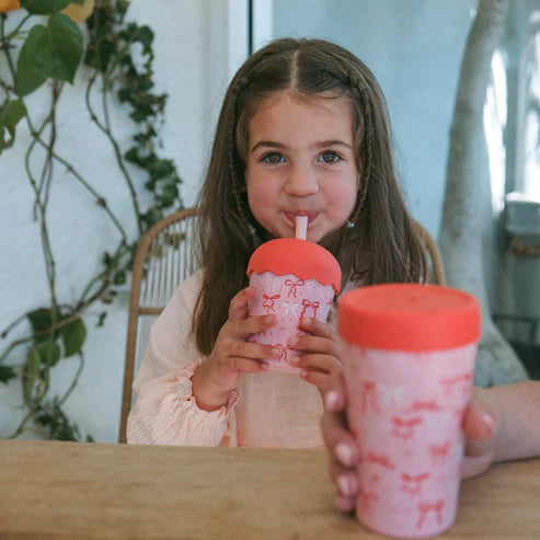 NEW Bows Mini Smoothie Cup & Straw