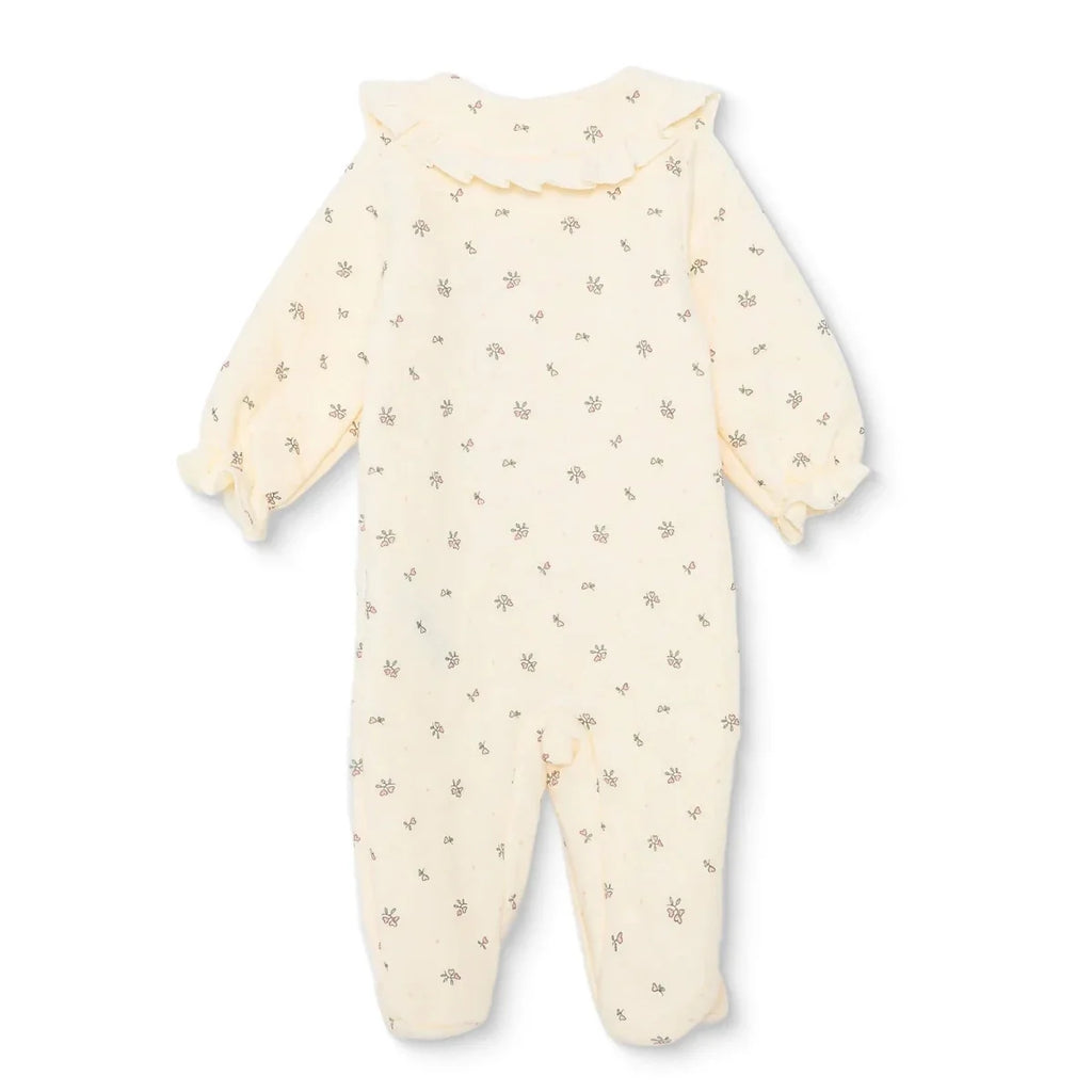 Bebetto Quilted Long Sleeve Baby Sleepsuit with Feet (Newborn to 6-9 Months)