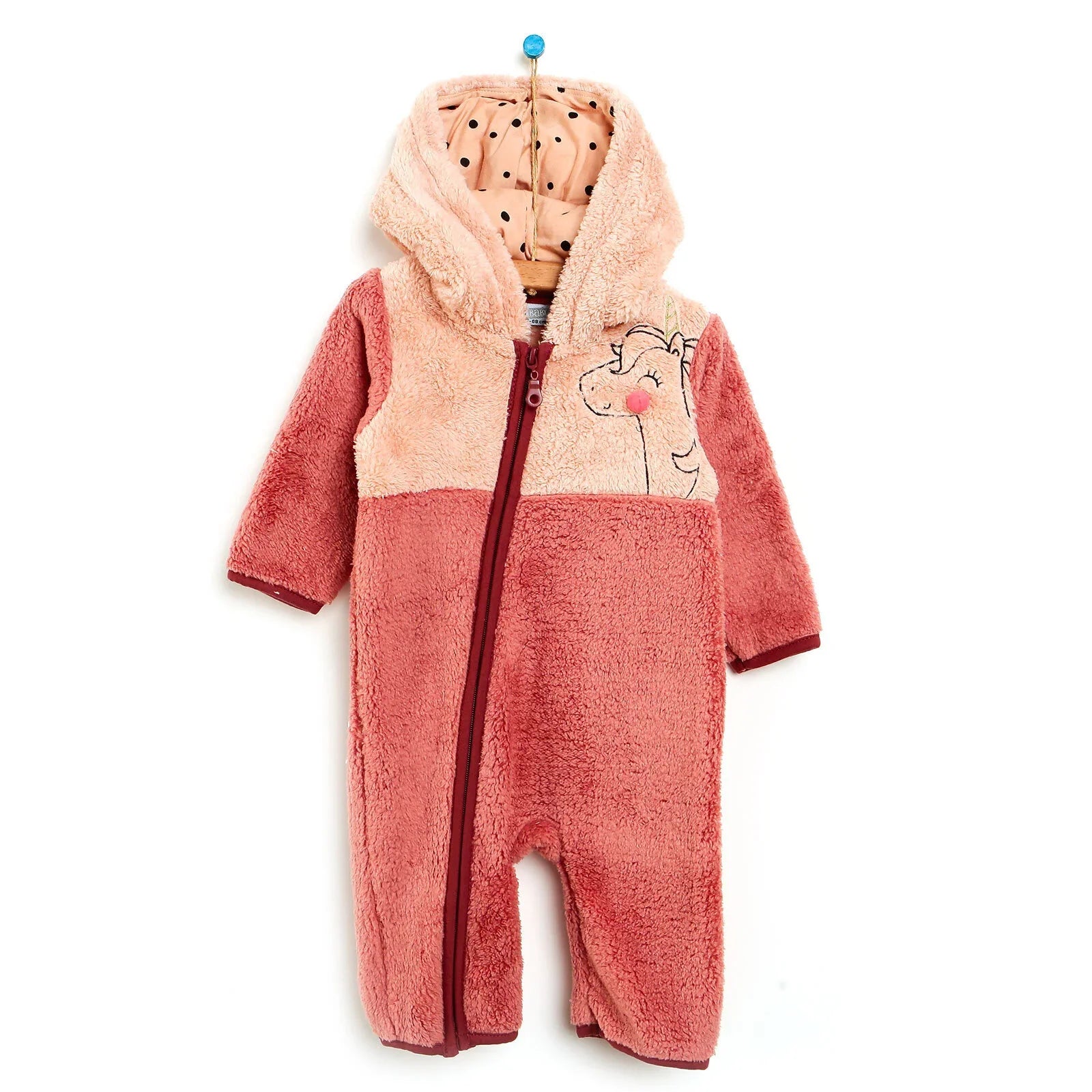 HelloBaby Welsoft Footed Jumpsuit - Pink