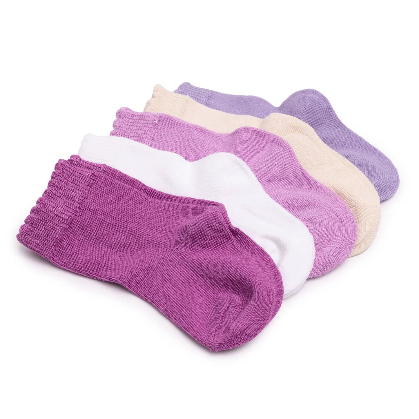 HelloBaby Ankle Socks 5 pcs - Lilac